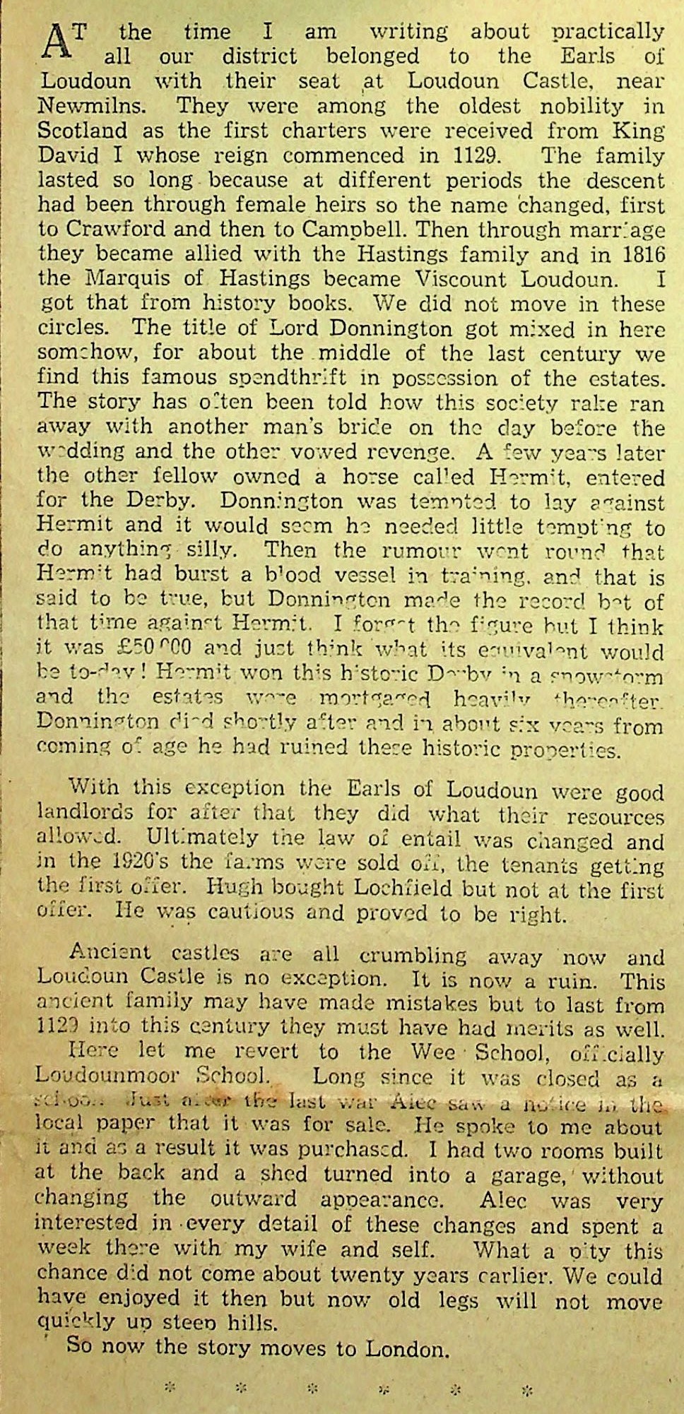 Section 1 of Robert Fleming article 6